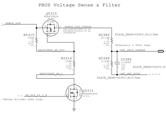 pcus voltage sense&filter