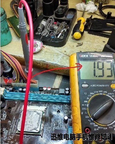 威硕A78AM3主板不能触发加电开机维修　图2