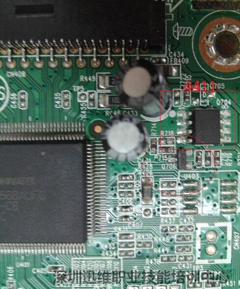 飞利浦273E3L液晶显示器白屏维修