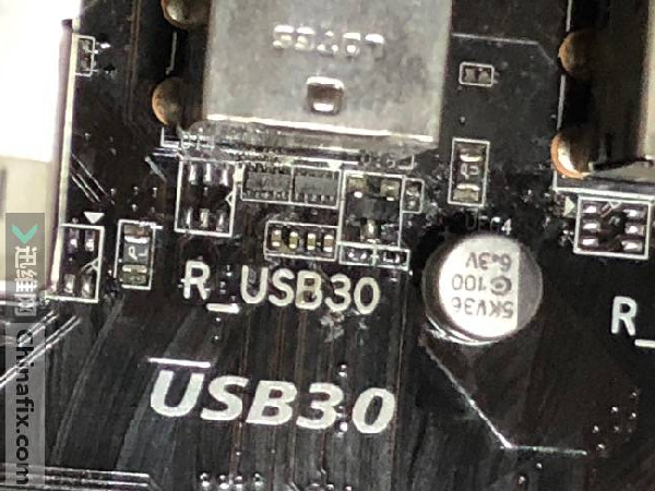 技嘉GA-H81M-D2 USB不能用维修 图4