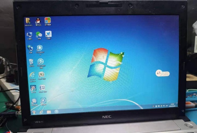 日本NEC笔记本插电无待机维修 图8