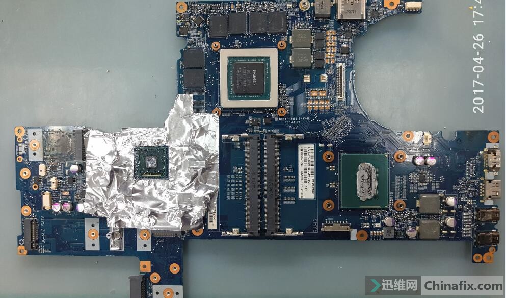 迅维远程学员分享：神舟战神Z7-I78172 S1不开机维修 图2