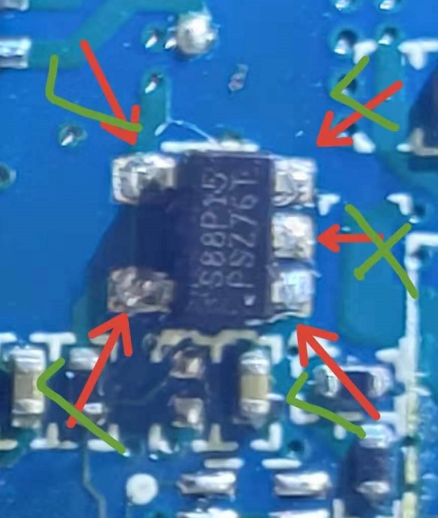 迅维学员分享：暗影精灵TPN-Q194笔记本不开机维修 图4