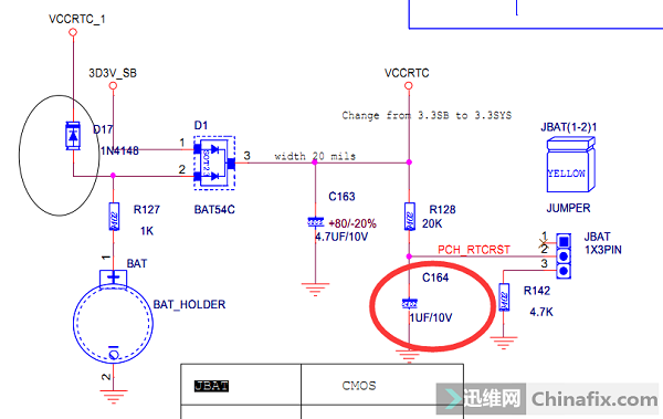 迅维培训学员分享：七彩虹C.H61U V30主板不触发维修 图3